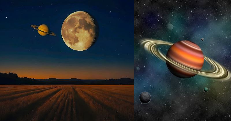 Conjonction céleste : La Lune rencontre Saturne le 5 octobre