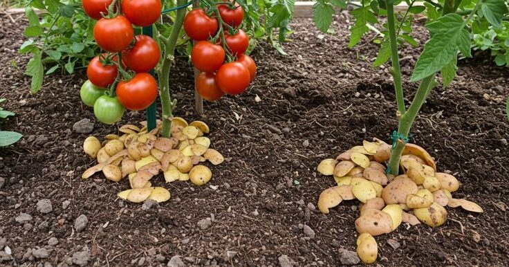 Ne Jetez Plus Vos Épluchures de Pommes de Terre : Voici Comment Elles Peuvent Sauver Votre Jardin