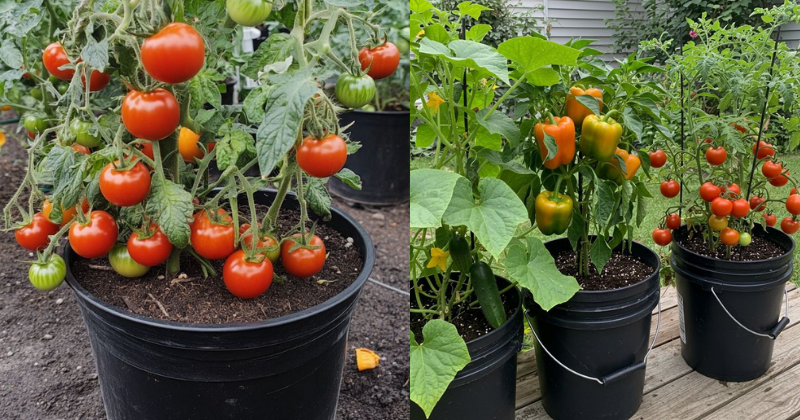Comment Cultiver des Légumes Faciles dans un Seau de 5 Gallons