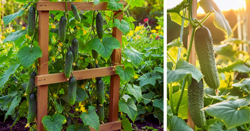 Concombre au potager : les meilleures (et pires) associations de plantes