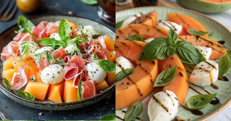 Salade fraîche au melon et mozzarella – L’été dans votre assiette